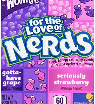 Wonka Nerds, Grape & Strawberry, 1.65-ounce Packets (pack Of 36) 