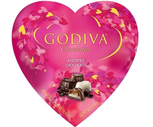 Godiva Chocolatier Belgian Chocolates Valentine’s Day Gift Heart 