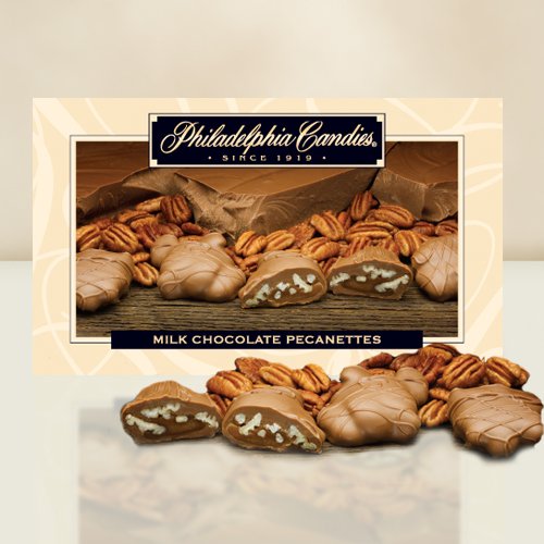Philadelphia Candies Milk Chocolate Pecanettes (Caramel Pecan Turtles)
