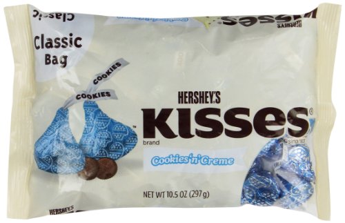 Hershey’s Kisses, Cookies N Creme, 10.5 Ounce bag