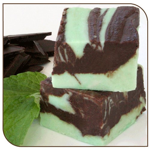 Mo’s Fudge, Dark Chocolate Mint, 1/2 Pound