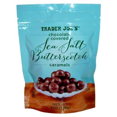 Trader Joe’s Chocolate Covered Sea Salt Butterscotch Caramels (Pack of 3)