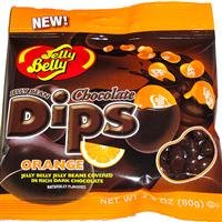 Jelly Belly Jelly Bean Chocolate Dips – Orange – 2.8 Oz Bag (Pack of 12)