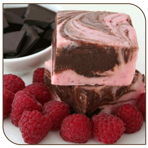 Mo’s Fudge, Dark Chocolate Raspberry Fudge 1/2 Pound
