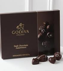 Godiva Large Dark Chocolate Assortment Gift Box
