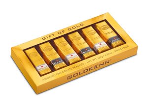 Goldkenn Fine Swiss Chocolate – Milk & Dark Chocolate Mini Gold Bar Gift Box