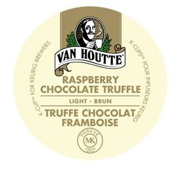 24 Count – Van Houtte Raspberry Chocolate Truffle Coffee Cup For Keurig K-Cup Brewers