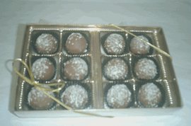 Rum Filled Milk Chocolate Truffles Gift Box (12 Pcs)