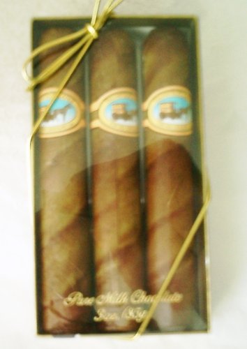 Royale Milk Chocolate Cigars in 3 Pc Cigar Gift Box