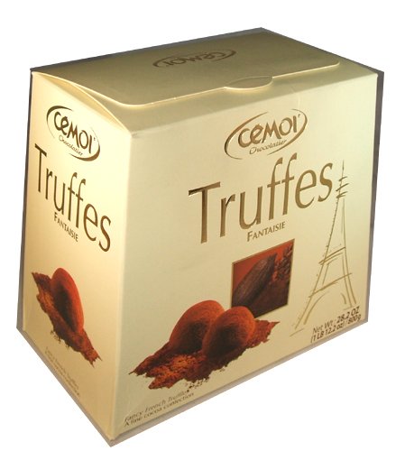 Cemoi Chocolatier Fancy Truffes Holiday Thanksgiving Christmas Chocolate Truffles Gift Box – 28.2 oz