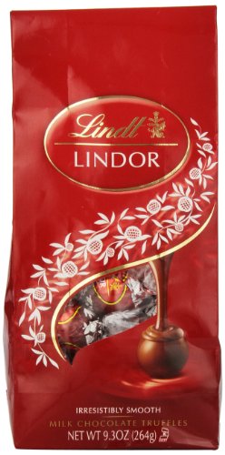 Lindt LINDOR Milk Chocolate Truffles, 9.3  Ounce