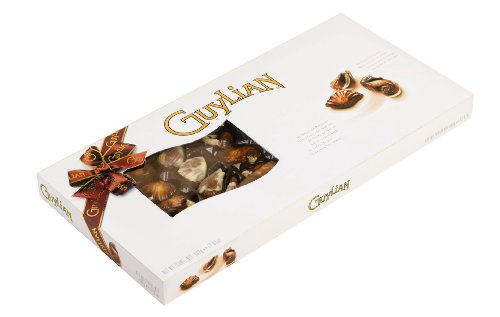Guylian Seashell Window Brown Ribbon Gift Box, 17.63-Ounce Boxes