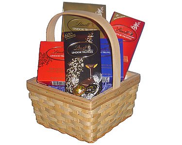 Lindt Lovers Chocolate Gift Basket