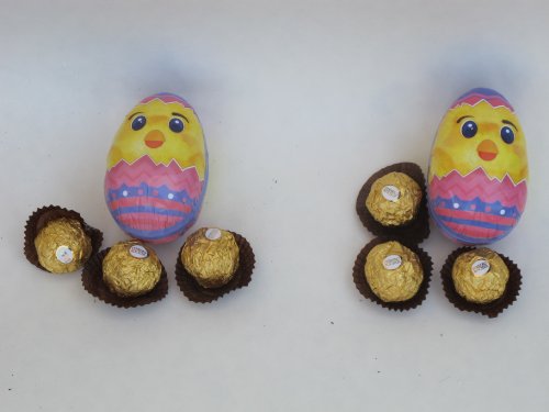Easter Egg Chick’s Filled with 3 Amazing Ferrero Rocher Chocolates