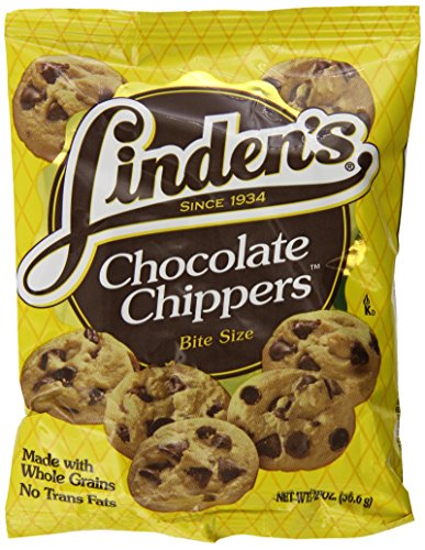 Linden’s Chocolate Chip Chippers Cookies Thirty-Six 2 Ounce Bags