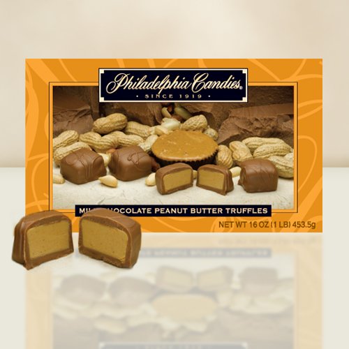 Philadelphia Candies Milk Chocolate Peanut Butter Truffles Gift Box