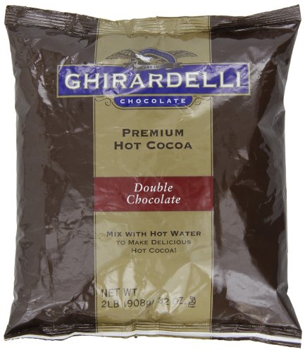 Ghirardelli Chocolate Premium Hot Cocoa Mix, Double Chocolate, 32 Ounce Package