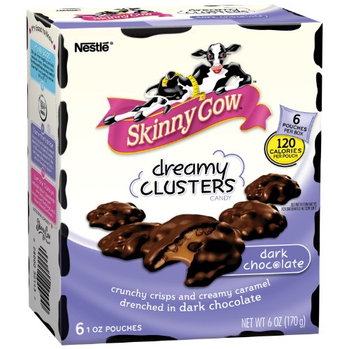 Nestle Skinny Cow Dark Chocolate Candy Clusters, 1 Box/6 Servings