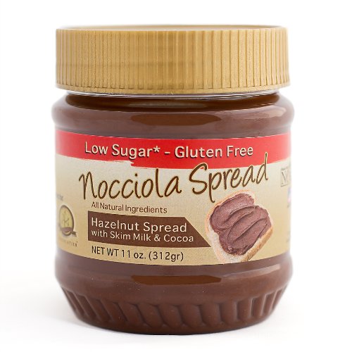 NOCCIOLA SPREAD – Low Sugar/Gluten Free HAZELNUT AND COCOA SPREAD. 11 Oz Jar
