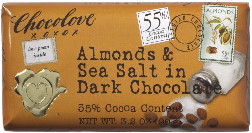 Chocolove Almonds and Sea Salt in Dark Chocolate — 3.2 oz