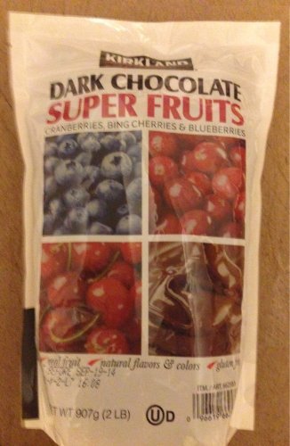 Dark Chocolate Super Fruits Cranberries, Bing Cherries , Blueberries 2 LB