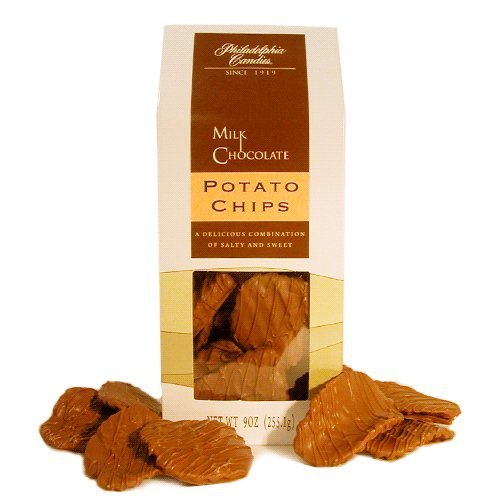 Philadelphia Candies Milk Chocolate Covered Potato Chips Gift Bag