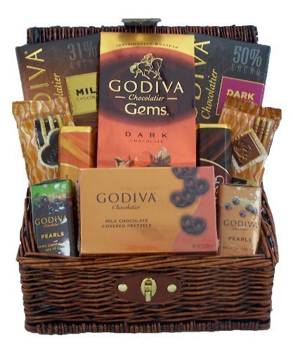 Godiva Chocolates Lovers Gourmet Holiday Gift Basket