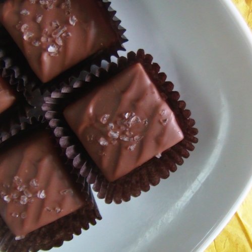 Caramels Covered in Milk Chocolate Kissed with Sea Salt in a 24 Piece Gift Box