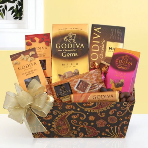 Godiva Milk Chocolate Gala Gift Basket
