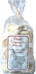 White Chocolate Covered Mini Pretzel Twist Gift Bag