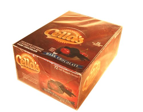 Cellas Dark Chocolate Covered Cherry 72 Count Box