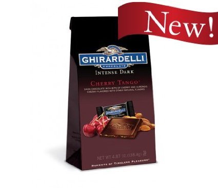 Ghirardelli Chocolate Intense Dark Cherry Tango 4.12 Oz /117.1g Packages (Pack of 3)