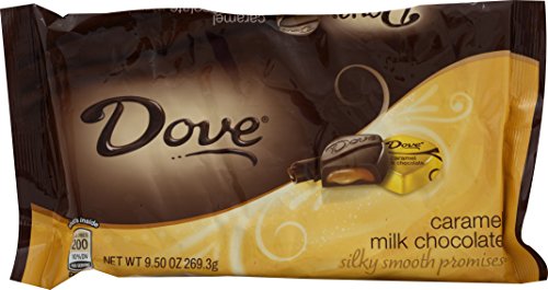 Dove Milk Chocolate Caramel Promises, 9.5-Ounce Packages (Pack of 4)