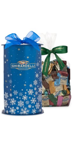 Ghirardelli Winter Wishes Gift Cylinder Gift
