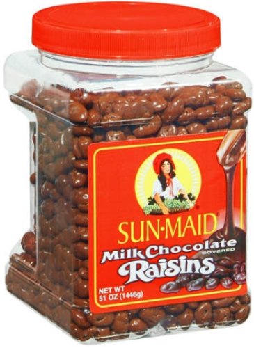 Sun-Maid Milk Chocolate Covered Raisins – 48 oz