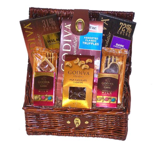 Godiva Chocolate Lovers Assorted Gourmet Gift Basket