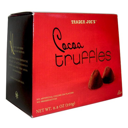 Trader Joe’s Cocoa Truffles….8.8 Oz. Box