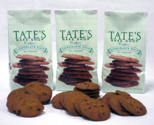 Tate’s Bake Shop All Natural Chocolate Chip Cookies 7oz (Pack of 3)