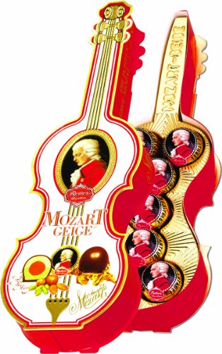 Reber Mozart Kugeln in Violin Gift Box, 4.9 Ounce