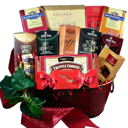 SCHEDULE YOUR DELIVERY DAY! Decadent Chocolate Truffles and Delightful Chocolate Treats Gift Basket