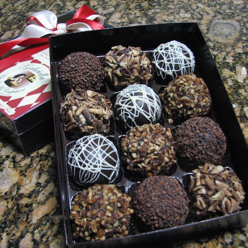 Chocolate Decadence Dessert Truffles (12-piece) Gift Box 1.8lbs