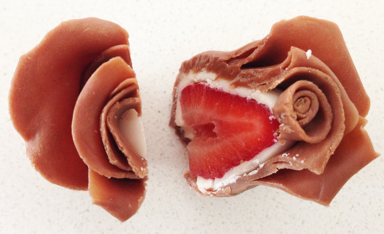 Chocolate Strawberry Roses HOW TO COOK THAT Ann Reardon