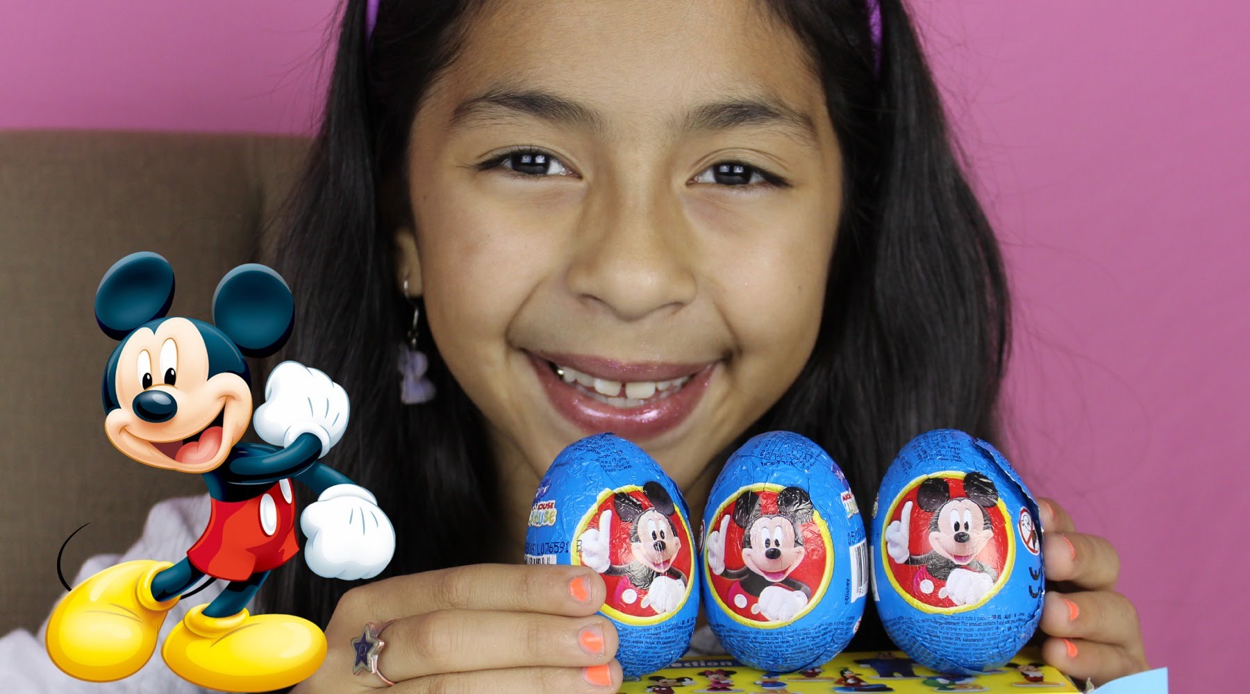 Chocolate Surprise Eggs Mickey Mouse Club House Surprise Eggs
