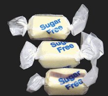 DiabeticFriendly® Banana Salt Water Sugar Free Taffy, Bulk/lb