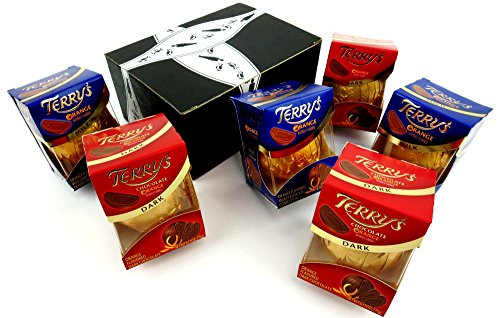 Terry’s Chocolate Oranges, Orange Flavored Milk, and Dark Chocolate, 6.17 oz Packages in a Gift Box (Pack of 6)