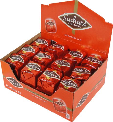 Suchard Milk Chocolate Rochers Box – 1.85 lbs – 24 Pieces