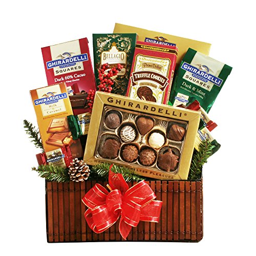 California Delicious Ghirardelli Chocolate Gift Basket
