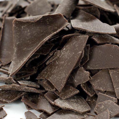 Dark Chocolate Shavings – Large Flat – 1 box – 4 lbs