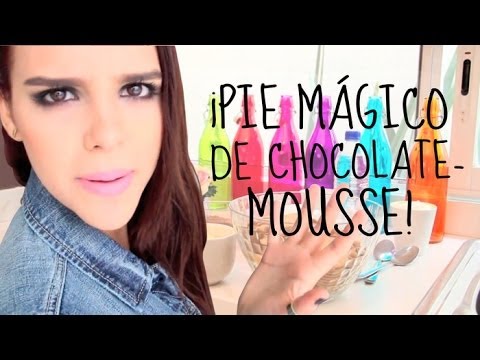 ¡PIE MÁGICO DE CHOCOLATE – MOUSSE! (Fácil y sin horno) ♥Yuya