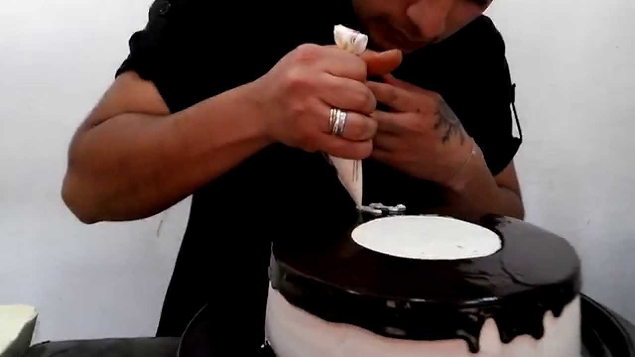 Como hacer pasteles-decorado de chocolate